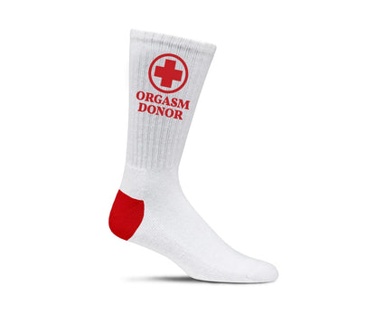 Danny Duncan Orgasm Donor White Socks